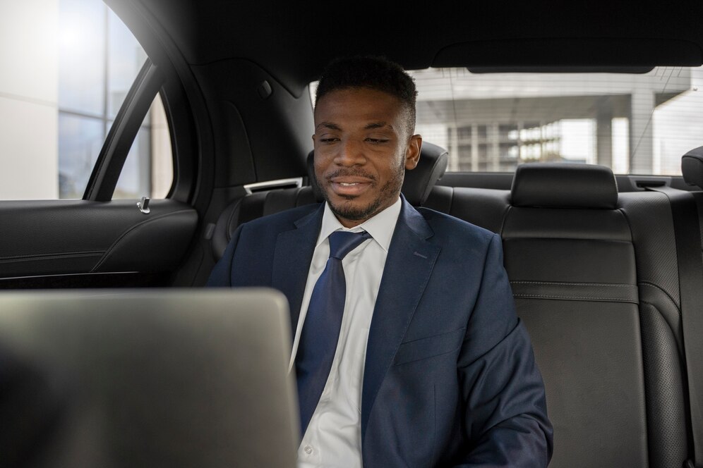 Executive with EV